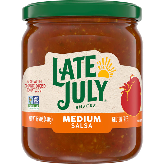 Late July Snacks Mild Salsa, 15.5 oz Jar