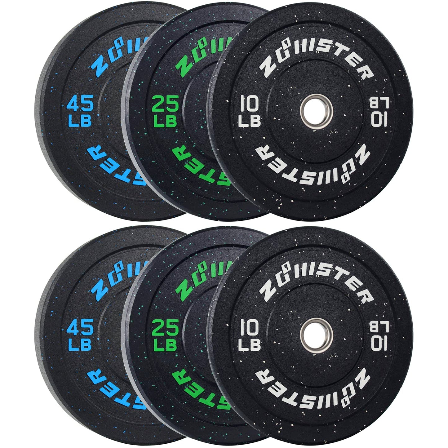 Bumper Plate Olympic Weight Plate High Bounce Bumper Weight Plate with Steel Insert Strength Training Weight Lifting Plate