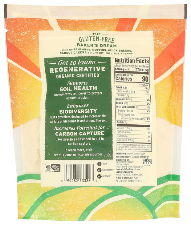 Whole Foods Market, Organic Almond Flour, 16 Ounce