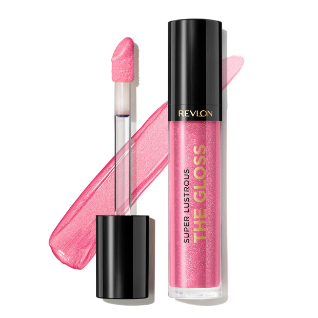 Revlon Super Lustrous Lip Gloss, Non-Sticky, Hydrating, High Shine Finish, 215 Super Natural, 0.13 oz