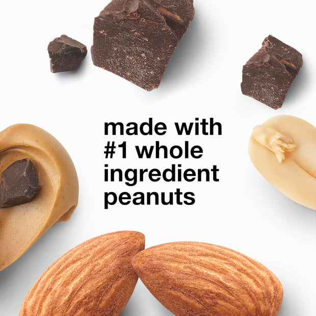 KIND ZERO Added Sugar Bars, Keto Snack, Peanut Butter Dark Chocolate, Good Source of Fiber, Gluten Free, Low Sugar, 5g Protein, 30 Count