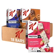 Special K Bar Protein Meal Bars, Meal Replacement, Bulk Protein Snacks, Variety Pack (3 Boxes, 18 Count)