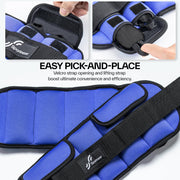 Sportneer Upgrade Adjustable Ankle and Wrist Weights for Women and Men 1-7 lbs / 1-10 lbs Set | Comfortable, Secure Fit for Walking, Running, Fitness, Physical Therapy, Home Gym