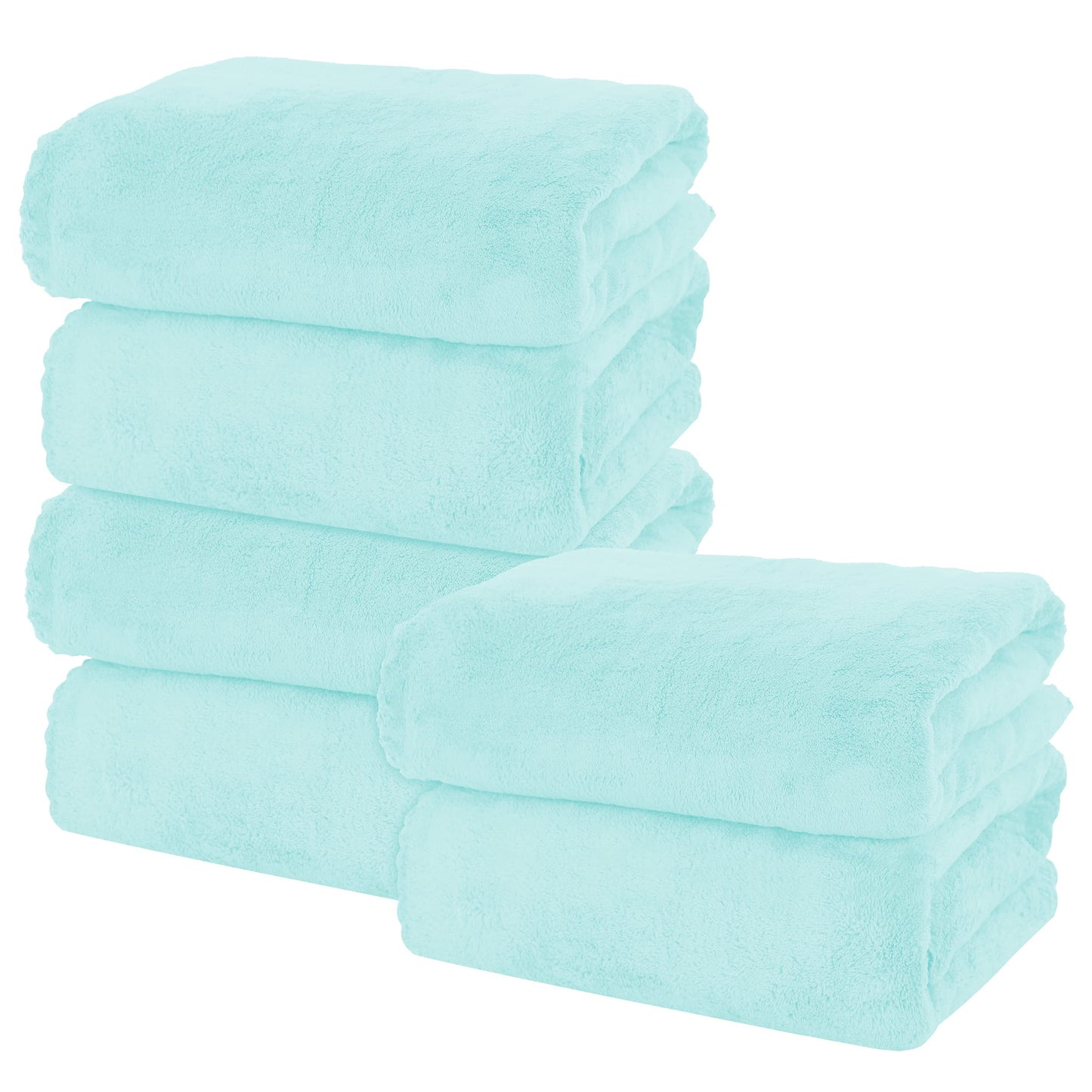 MOONQUEEN 2 Pack Premium Bath Towel Set - Quick Drying - Microfiber Coral Velvet Highly Absorbent Towels - Multipurpose Use as Bath Fitness, Bathroom, Shower, Sports, Yoga Towel (Grey)