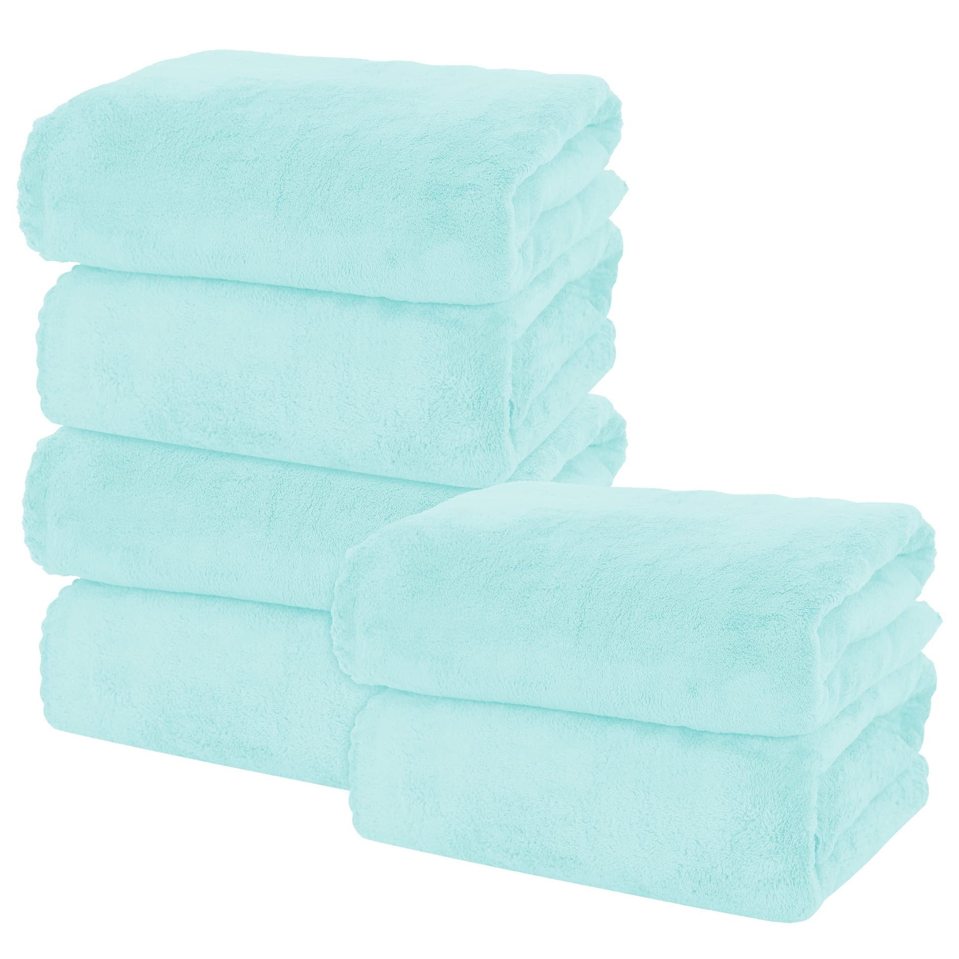 MOONQUEEN 2 Pack Premium Bath Towel Set - Quick Drying - Microfiber Coral Velvet Highly Absorbent Towels - Multipurpose Use as Bath Fitness, Bathroom, Shower, Sports, Yoga Towel (Grey)