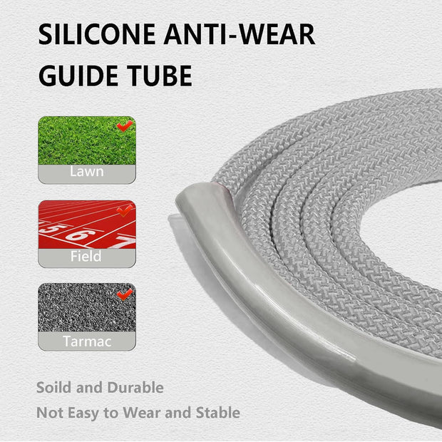 Weighted Jump Rope Nylon Adjustable - Tangle-Free Jump Rope for Women, Men, Kids, and Adults with Foam Handle, Rapid Speed with Ball Bearings, 360° Rotation Jumprope for Fitness, Training and Exercise