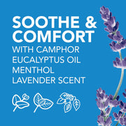 Vicks VapoRub, Lavender Scent, Cough Suppressant, Topical Chest Rub & Analgesic Ointment, Medicated Vicks Vapors, Relief from Cough Due to Cold, Aches & Pains, 1.76oz