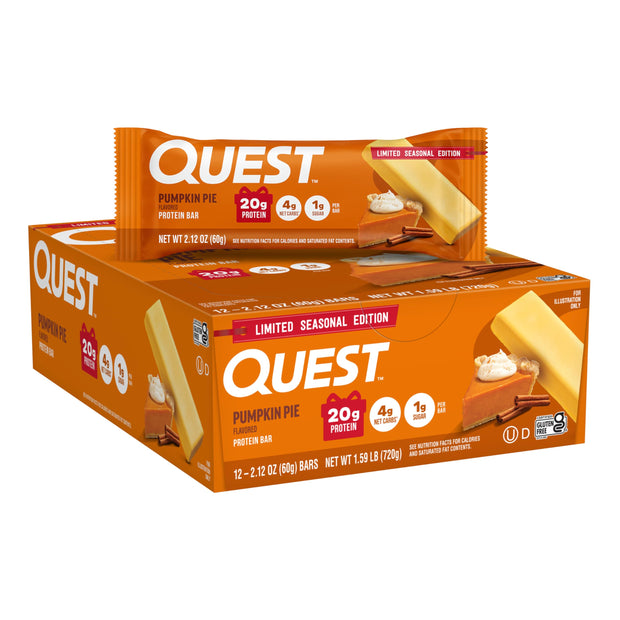 Quest Nutrition Fruit Flavored Variety Pack Protein Bars, High Protein, Low Carb, Gluten Free, Keto Friendly, 12 Count
