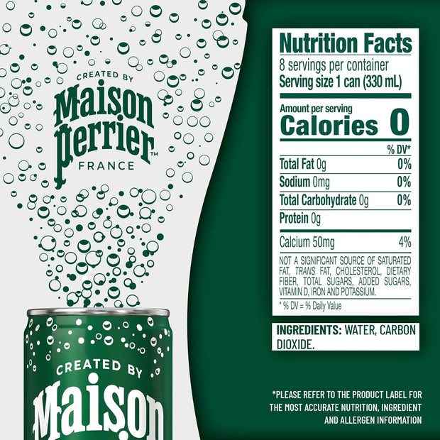 Maison Perrier Ultimate Sparkling Water, 11.15 Fl Oz Cans, 8 Count 89.2 fl oz