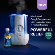 Vicks VapoSteam Medicated Liquid with Camphor, a Cough Suppressant, Helps Relieve Coughing, for Use in Vicks Vaporizers and Humidifiers, 8 Oz