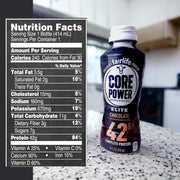 Worldwide Nutrition Bundle Compatible with Fairlife Core Power Elite 42g High Protein Milkshake - Chocolate, Strawberry, Vanilla Protein Shake Ready to Drink - 14 Fl Oz (Pack of 12) & Keychain