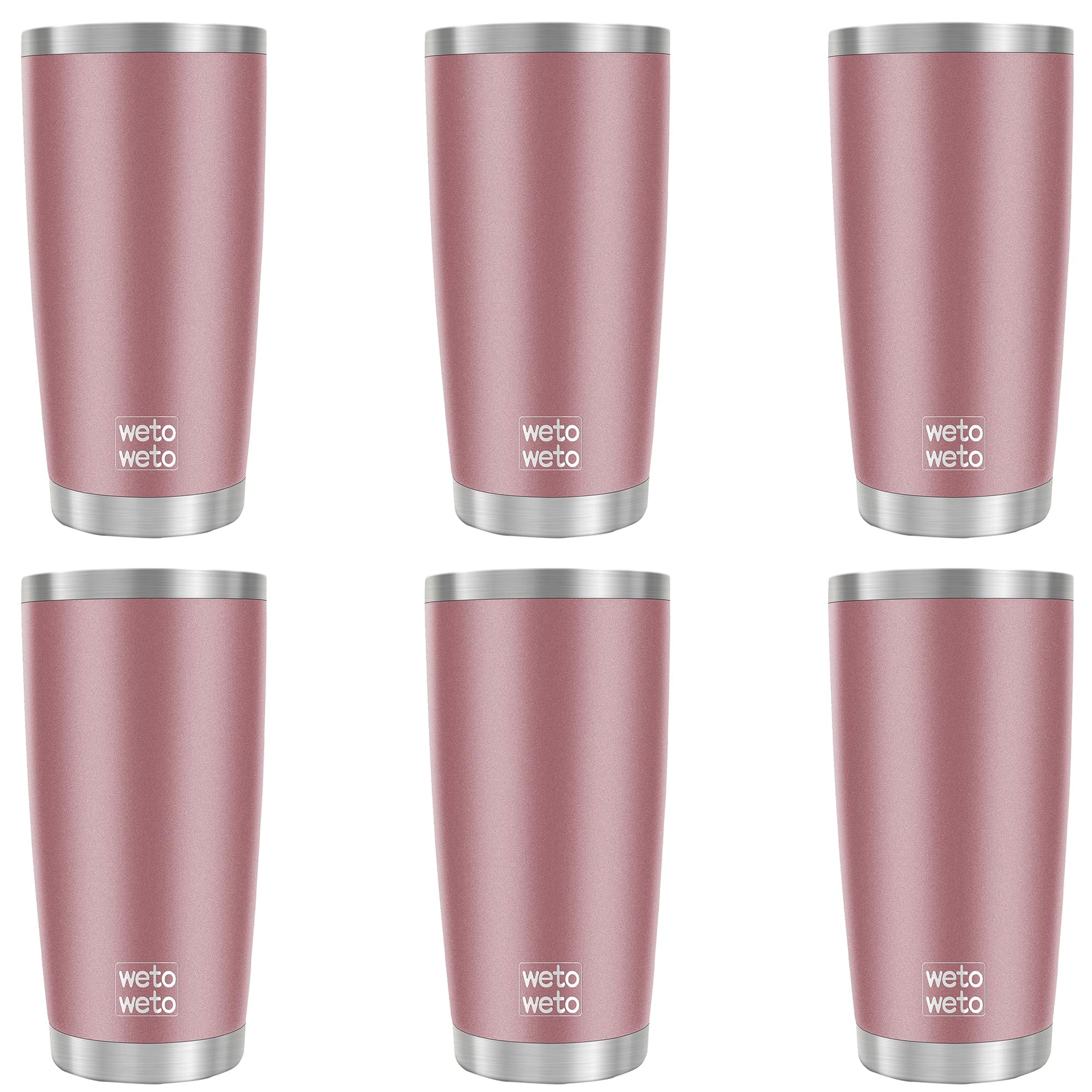 WETOWETO 20oz Tumbler, Stainless Steel Vacuum Insulated Coffee Travel Mug, Double Wall Powder Coated Insulated Coffee Mug Travel Mug with Lid Thermal Cup for Outdoor (Navy Blue, 1 Pack)