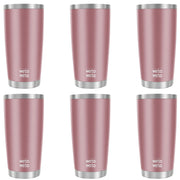 WETOWETO 20oz Tumbler, Stainless Steel Vacuum Insulated Coffee Travel Mug, Double Wall Powder Coated Insulated Coffee Mug Travel Mug with Lid Thermal Cup for Outdoor (Navy Blue, 1 Pack)