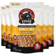 Kodiak Cakes Granola, Honey Oat, High Protein, 100% Whole Grains (Pack of 5 pouches)
