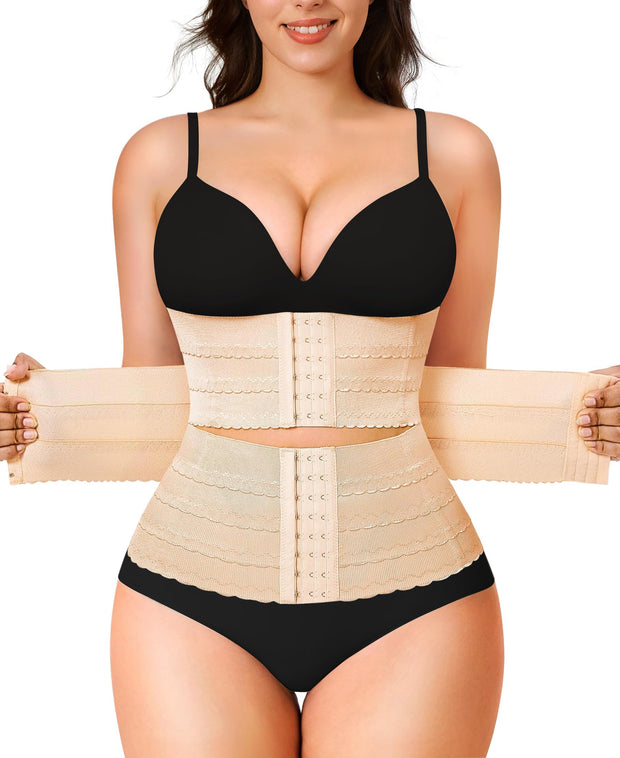 LODAY Segmented Waist Trainer for Women Corset Shapewear Waist Cincher Tummy Control Body Shaper