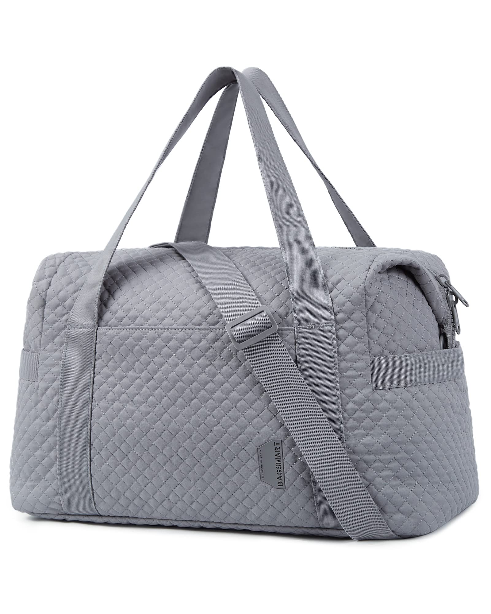BAGSMART Large Gym Bag with Yoga Mat Buckle, Weekender Overnight Bag for Women, Travel Duffle Bag for Travel Essentials, Carry On Tote Bag Hospital Bag for Labor and Delivery