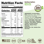 Lenny & Larry's The Complete Cookie, Apple Pie, 16g Plant Protein, Vegan, Non-GMO, 4 Ounce Cookie (Pack of 12)