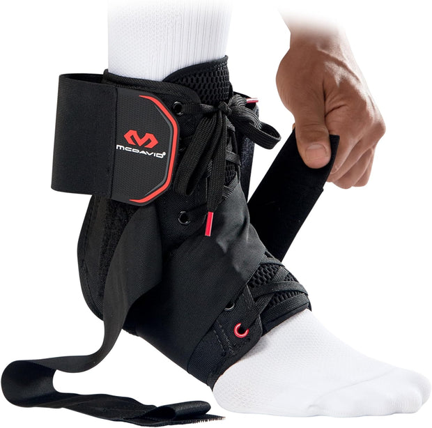 McDavid Ankle Brace Ultralight for Sprained Ankle, Figure 8 Ankle Braces, Lace up Ankle Brace, Ankle Braces for Men and Women, Ankle Support Brace and Stabilizer