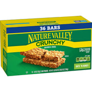 Nature Valley Crunchy Granola Bars, Oats 'n Honey, 36 Bars, 26.82 OZ (18 Pouches)