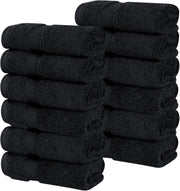 Superior Zero Twist 100% Cotton Bathroom Towels, Super Soft, Fluffy, and Absorbent, Premium Quality 6 Piece Towel Set with 2 Washcloths, 2 Hand Towels, and 2 Bath Towels, Coral
