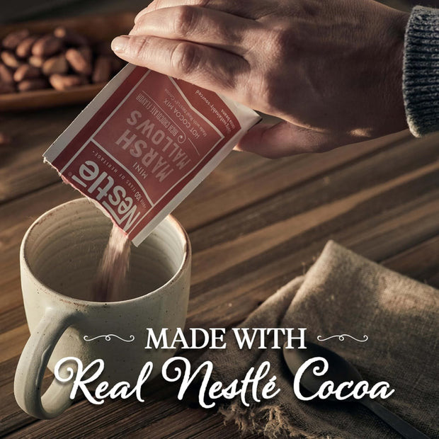 Nestle Hot Chocolate Packets, Milk Chocolate Flavor Hot Cocoa Mix, Made with Real Cocoa, Bulk Pack, 0.71 oz Packet (60 Count)