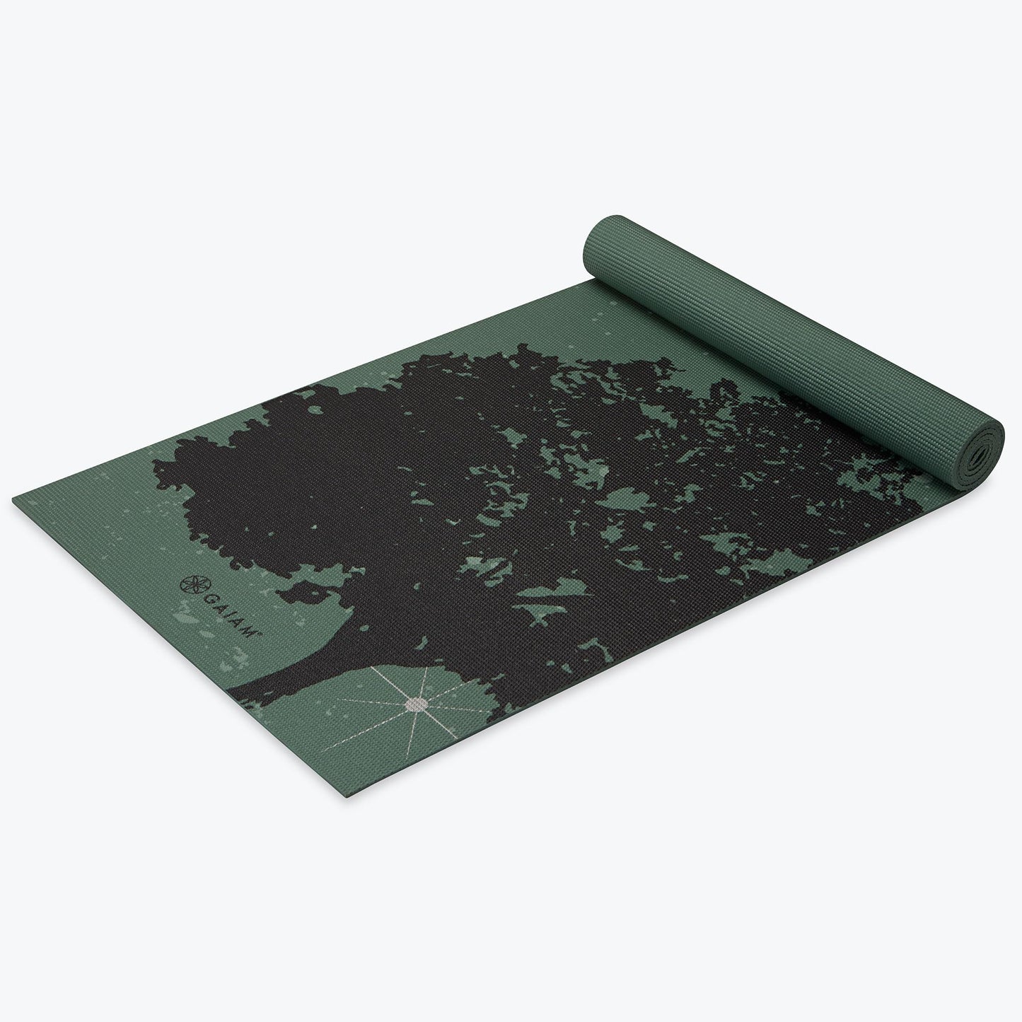 Gaiam Print Yoga Mat, Non Slip Exercise & Fitness Mat for All Types of Yoga, Pilates & Floor Exercises