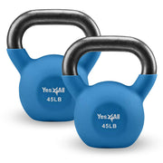 Yes4All Kettlebells 5lbs-65lbs & Kettlebell Sets Adjustable Weights, Kettlebell for Weight Training, Home Workout Equipment with Secure Grip for High Rep, Exercise Equipment