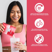 Thrive Protein Shake | 16 Packets (35g Each) | Gluten-Free, Pea Protein, Probiotics, Fiber & Digestive Enzymes | Supports Lean Muscle (16 Packets (Single Servings), Strawberry)
