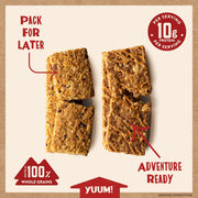 Kodiak Cakes Crunchy Granola Bar Variety Pack - Peanut Butter (2 boxes) and Chocolate Chip (2 boxes) High Protein Granola Bar Snack - 100% Whole Grain Granola Bars Bulk - (24) Total Pouches