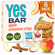 YES Bar – Black Sesame Sea Salt – Plant Based Protein, Decadent Snack Bar – Vegan, Paleo, Gluten Free, Dairy Free, Low Sugar, Healthy Snack, Breakfast, Low Carb, Keto Friendly (Pack of 6)