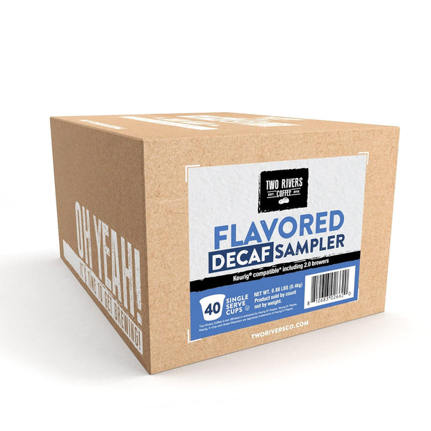 Two Rivers Coffee Hot Chocolate Pods Single Serve Cocoa Variety Sampler Pack Compatible with 2.0 Keurig K-Cup Brewers, 40 Count