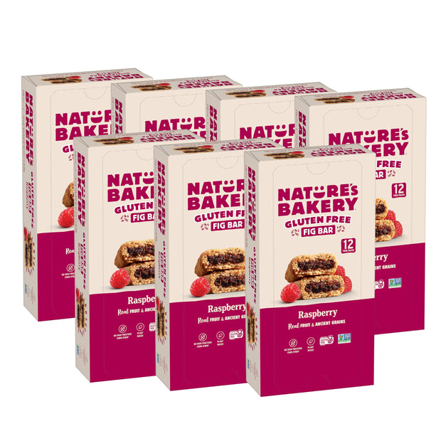 Nature’s Bakery Gluten Free Fig Bars, Blueberry, Real Fruit, Vegan, Non-GMO, Snack bar, 6 boxes with 6 twin packs (36 twin packs)