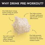 Pre-Workout Tropical Paradise | 30 Servings | Made with Real Food Ingredients | Gluten-Free | No Artificial Sweeteners or Preservatives | Supports Energy and Endurance