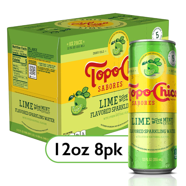Topo Chico Sabores Tropical Mango 12oz 8pk