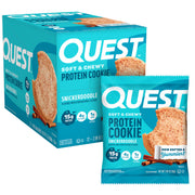 Quest Nutrition Chocolate Chip Protein Cookie, 15g Protein, 1g Sugar, 2g Net Carbs, Keto Friendly, High Protein, Low Carb; 12 Count