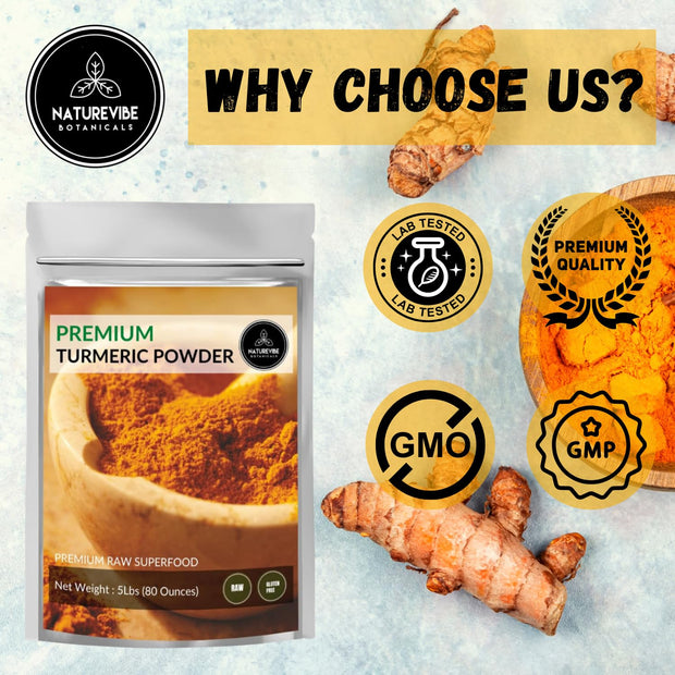 Naturevibe Botanicals Garlic Ground Powder, 5lbs | Raw, Gluten-Free & Non-GMO | Healthy Spice | Adds Flavor and Taste | [Packaging May Vary]