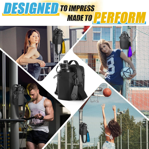 Magnetic Gym Bag for Men & Women – Premium Sport Tote with Ultra-Strong Magnet & Sleek Design | Small Magnet Water Bottle Holder for Fitness & Daily Use | Ideal Magnetic Bag Gym Accessory Organizer