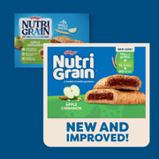 Nutri-Grain Breakfast Bars, Made with 10g Whole Grains, Snack Bars, Apple Cinnamon, 20.8oz Box (16 Count)