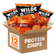 Wilde Chips, 1.34 Ounce Bags, Pack of 12, Buffalo Style