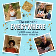 YES Bar – Black Sesame Sea Salt – Plant Based Protein, Decadent Snack Bar – Vegan, Paleo, Gluten Free, Dairy Free, Low Sugar, Healthy Snack, Breakfast, Low Carb, Keto Friendly (Pack of 6)