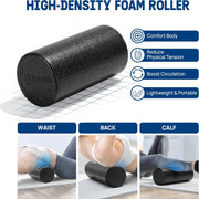 Yes4All High-Density EPP Round Back Roller Foam, Exercise Foam Roller for Yoga, Pilates & Stretching - 12, 18, 24, 36 inch