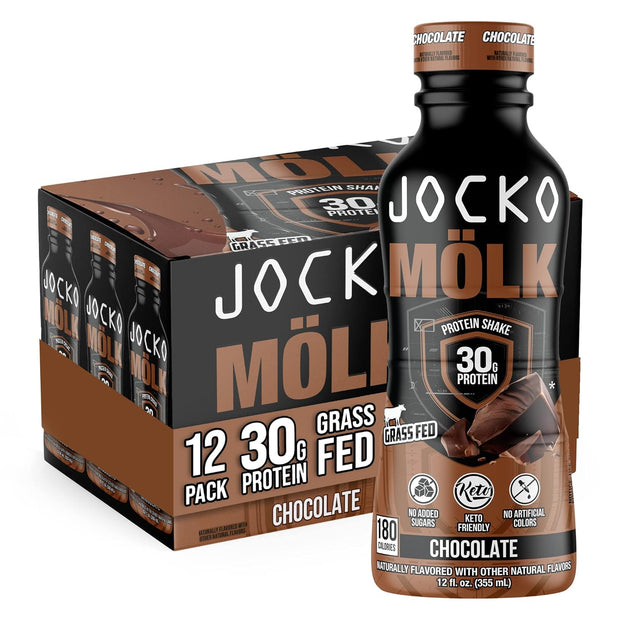 Jocko Fuel Protein Shake Bundle - Vanilla and Chocolate (24 Count)