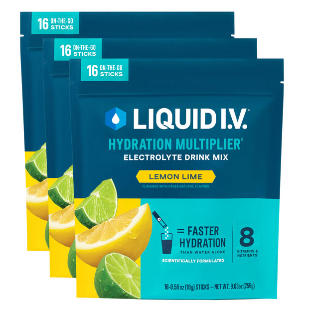 Liquid I.V.® Hydration Multiplier - Passion Fruit | Electrolyte Powder Drink Mix | 3 Pack (48 Servings)