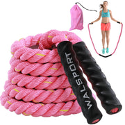 Weighted Jump Rope for Fitness – Heavy Skipping Rope for Women & Adults, Ideal for Home Gym Workouts, Strength Training, Weight Loss, and Boxing