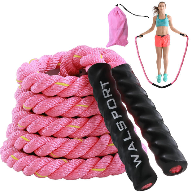 Weighted Jump Rope for Fitness – Heavy Skipping Rope for Women & Adults, Ideal for Home Gym Workouts, Strength Training, Weight Loss, and Boxing