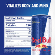 Red Bull Energy Drink with 151mg Caffeine plus Taurine & B Vitamins, 16 Fl Oz, Pack of 12 Cans