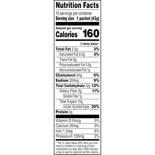 Quaker, Instant Oatmeal, Cinnamon and Spice, 1.51 Ounce (Pack of 10)