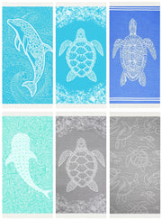 Thin Turkish Beach Towel Quick Dry Absorbent Cotton Lightweight Bath Pool Towels Extra Large Oversized Sand Free Beach Stuff Cloud Adults Gift