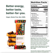 Verb Energy Caffeinated Protein Bar Bundle – Chocolate Chip Peanut Butter & Oatmeal Chocolate Chip – 10g Plant-Based Protein – Vegan, Gluten-Free, 200-Calorie Low Sugar Energy Bars with Organic Green