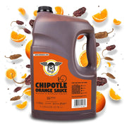 Mr Wings Chipotle Pepper & Orange Mild Sauce 1 Gallon (128 Fl Oz). Authentic consistent chili sauce, ideal for cooking pork and chicken. Big sauce bulk.
